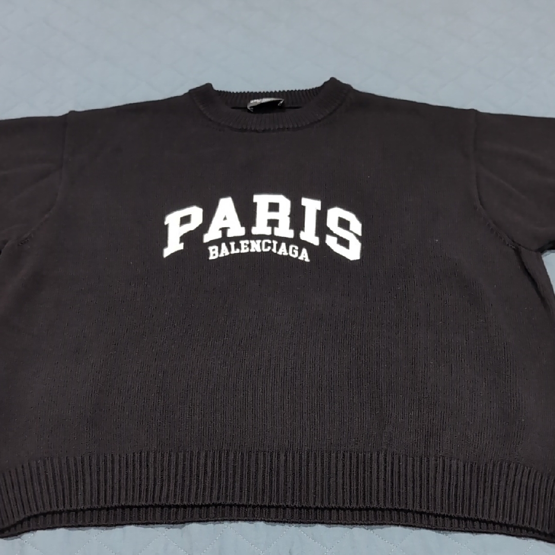 Balenciaga Knitted Paris Crewneck